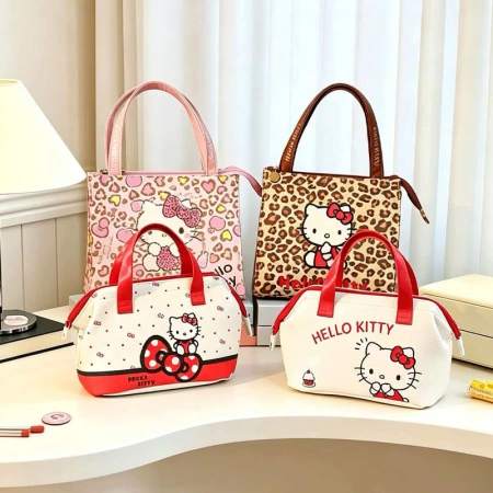 Hello Kitty-themed handbag, a fashionable, simple and versatile single-shoulder bag for women Hello Kitty-themed handbag, a fashionable, simple and versatile single-shoulder bag for women